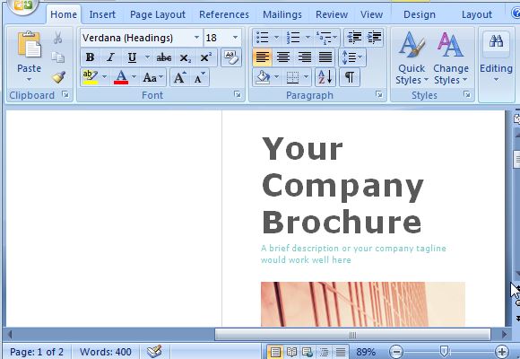 business card and brochure maker software free