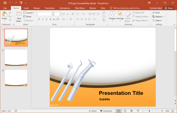 free-dental-powerpoint-templates