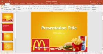 Free McDonald’s PowerPoint Template