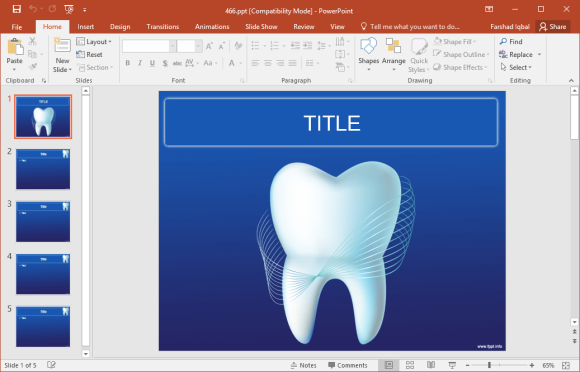 free-dental-powerpoint-templates