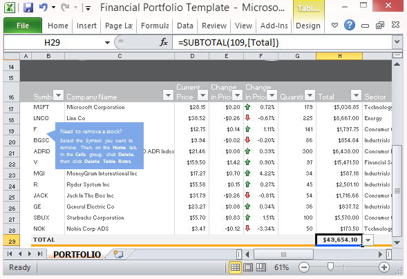 Investment Portfolio Excel Template from freeofficetemplates.com