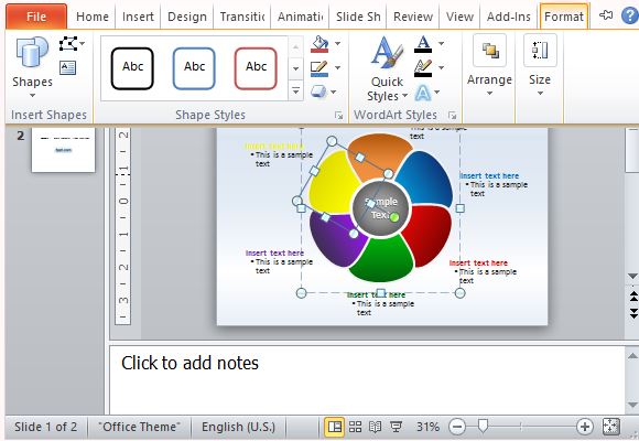 Conveniently Modify the Flower Petal Design