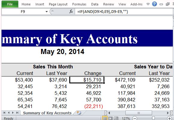 Determine Your Account Activity in a Given Period