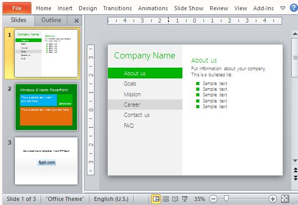 Recreate a Windows 8 UI in Your Presentation