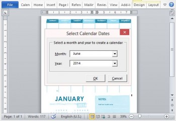 Free Academic Calendar Template For Microsoft Word