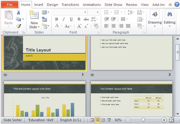 Use Various Slide Layouts to Present Your Information