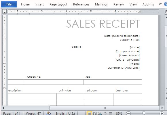 Create Impressive and Professional-Looking Receipts