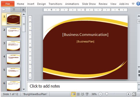 Elegant Business Plan Template for Any Business