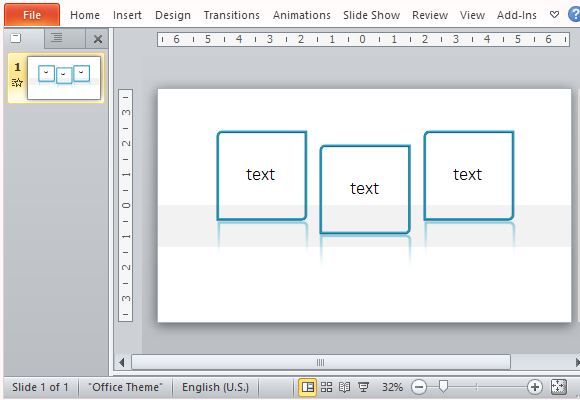 Boxes Gliding in the Slide to Introduce Your Topic