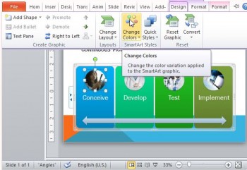 Continuous Picture List Template for PowerPoint