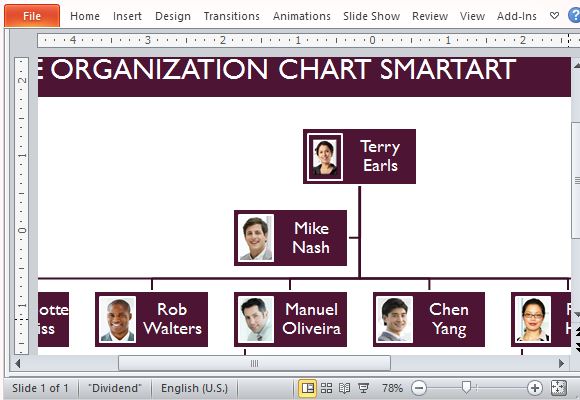 Put a Face Behind the Names and Titles Using this SmartArt Chart