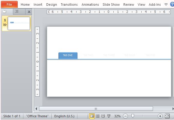 Tab Effect for PowerPoint Presentations