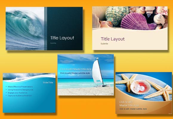 Beach Themed Templates for Every Presentation Need