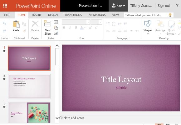 Beautiful Feminine and Elegant PowerPoint Template