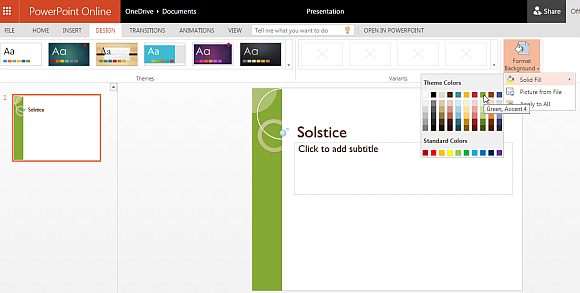 Solstice Presentation Template for PowerPoint