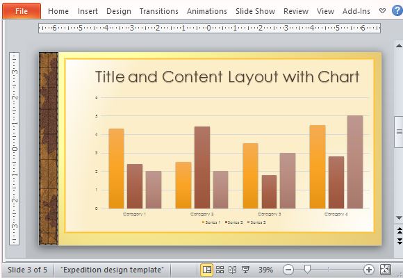 Charts and Graphs Expertly Designed to Match Overall Theme