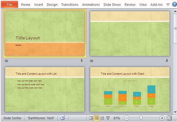 Choose From an Array of Layout Options