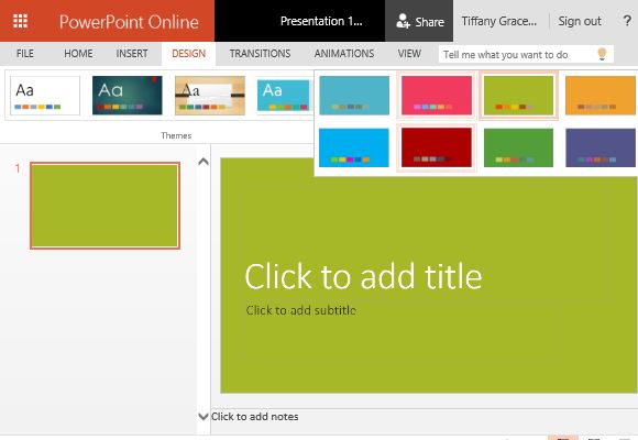 Choose the Variant That You Want to Customize Your Presentations