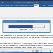 Converting Word Documents in Batch