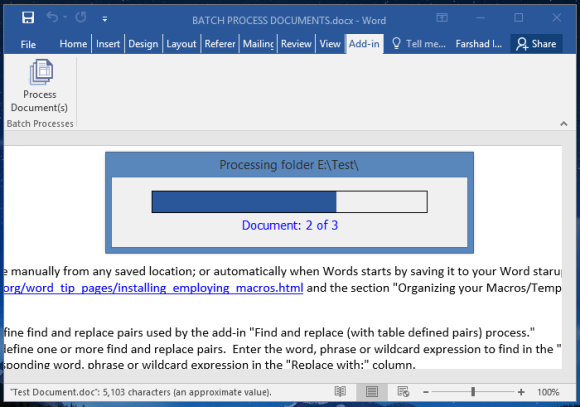 Converting Word Documents in Batch
