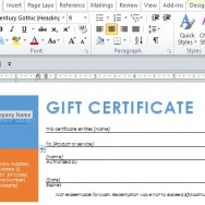Create Your Own Gift Certificate Template for Free