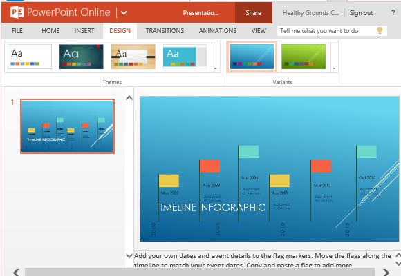 Customize the Timeline Template to Your Own Theme