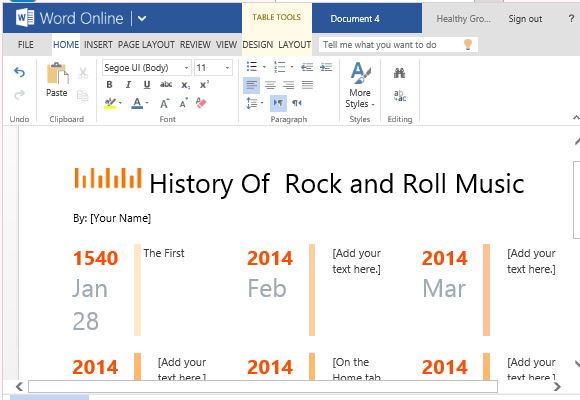 Easily Customize for Past Present and Future Timelines