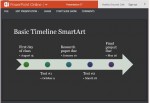 SmartArt Timeline Diagram Template for PowerPoint