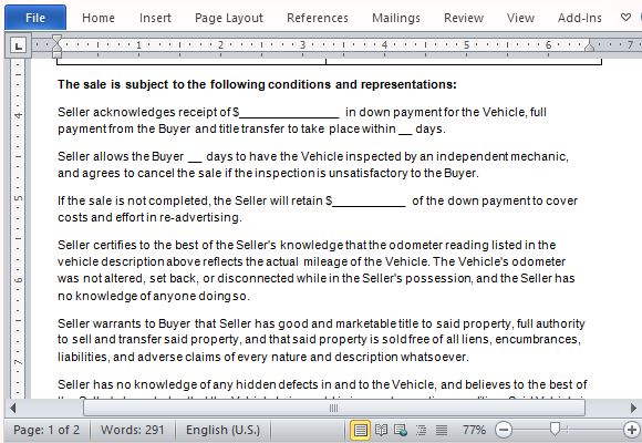 Fill in the Blanks to State Clear Conditions