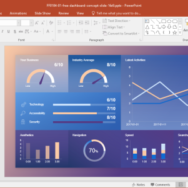 Free Dashboard Slide for PowerPoint