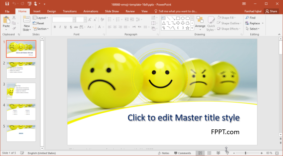 Free Emoji PowerPoint Template