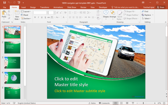Free Navigator PowerPoint Template