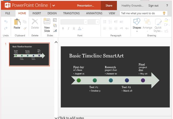 General Purpose Timeline for All Kinds of Topics and Presentations