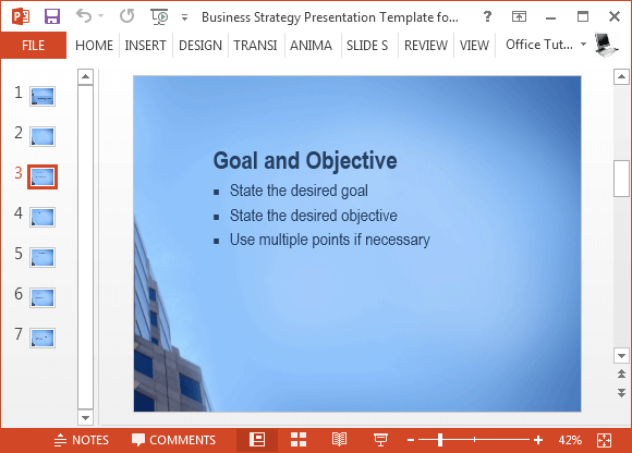 Goals and objectives