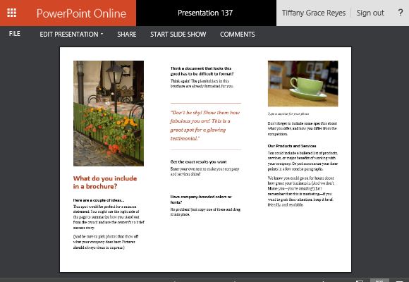 microsoft powerpoint brochure templates