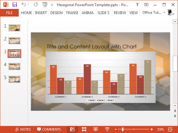 Honey bee chart slide