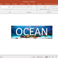 How to Add Image as Text Background in PowerPoint