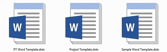 How to create MS Word template