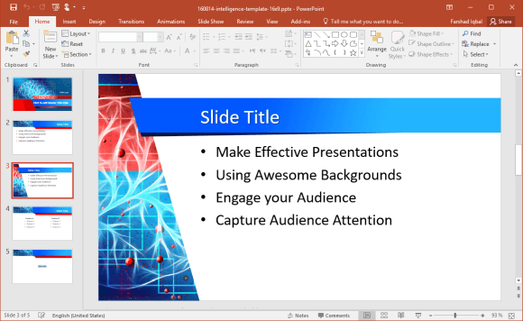 Intelligence PowerPoint Template