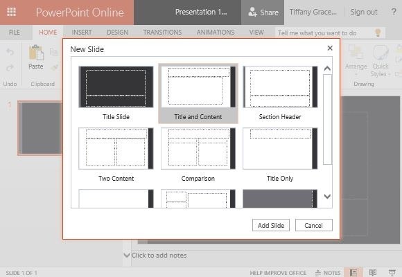 Layouts for widescreen template