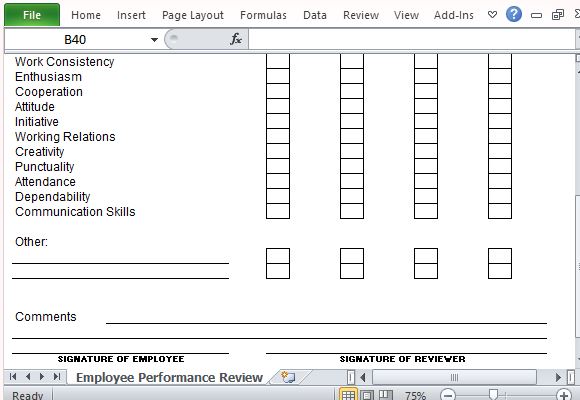 Modify the Template to Suit Your Own Company Performance Metrics