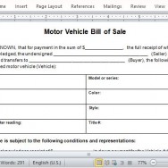 Protect Both Parties with Bill of Sale Document