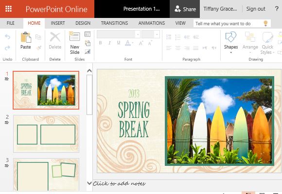 photo album powerpoint background