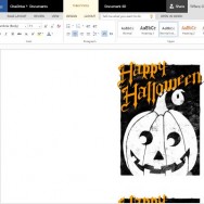 Spooky Yet Elegant Halloween Greeting Card Template