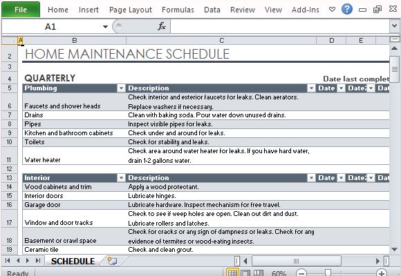 Track Maintenance Tasks and Monitor Their Progress