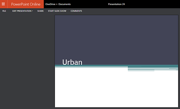 Urban PowerPoint template