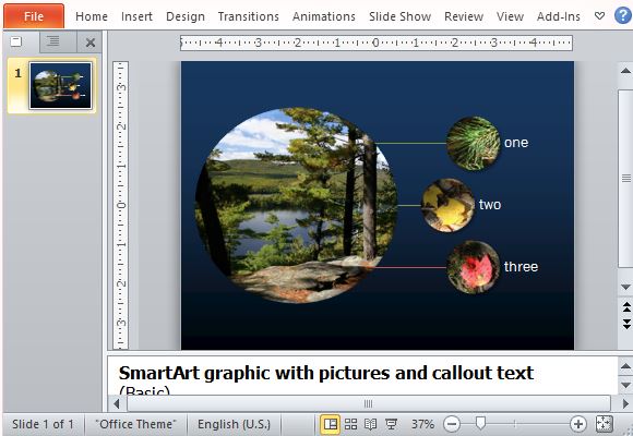 Use Call Out Text to Specify Objects in the Bigger Picture