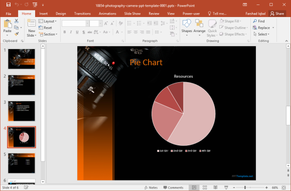 add-charts-to-photography presentation