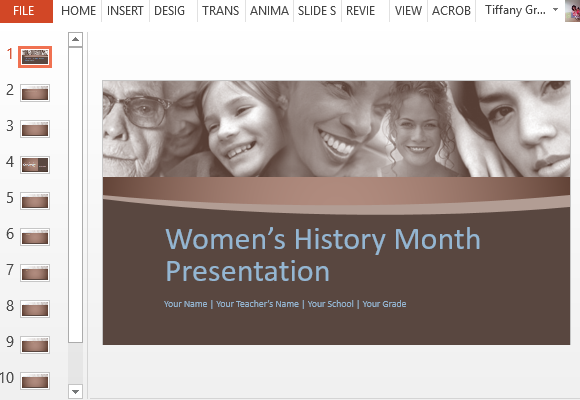 beautiful-and-powerful-women's-history-month-template