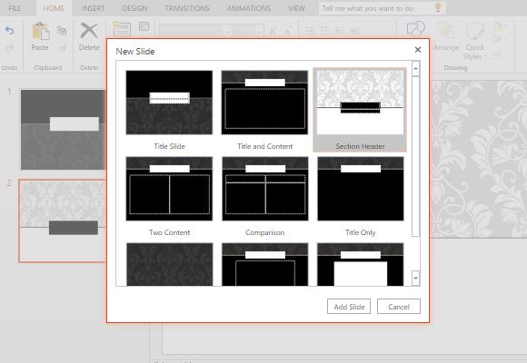 choose-a-variety-of-presentation-layouts-to-add-tables-text-graphs-and-charts